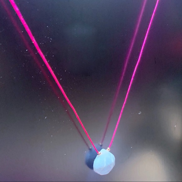 Owyhee Boulder Opal Thread Healing Necklace - Picture 6 of 7